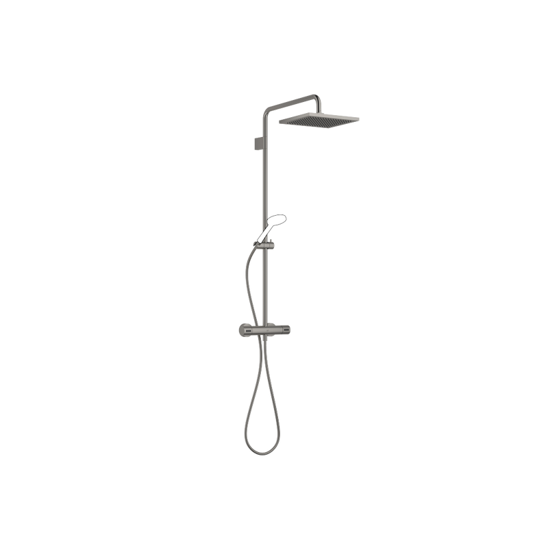 Dornbracht - mit Brause-Thermostat SYMETRICS 34459980 Dark Platinum gebürstet