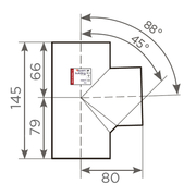 Fornatis - Abzweig DN 50x50 88 Grad