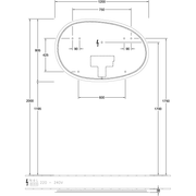 VILLEROY & BOCH - Spiegel Antao A47612 1200x805x38mm mit Beleuchtung