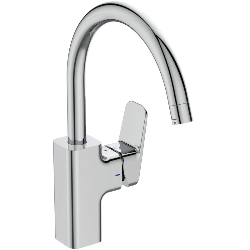 Ideal Standard - Küchenarmatur CERAPLAN Ausld.200mm m.h.Rohrauslauf Niederdruck Chrom