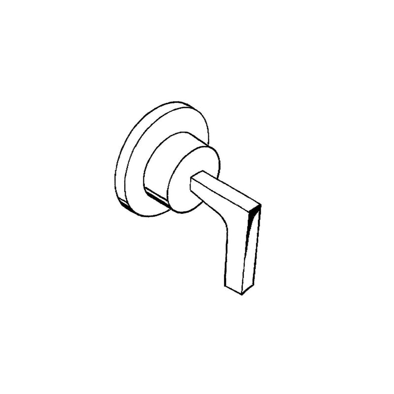 Hansgrohe - Fertigset für UP-Ventil AXOR CITTERIO 39960000 chrom m.Hebelgriff