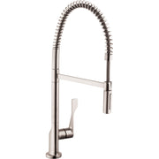 Hansgrohe - Spültisch EHM AXOR CITTERIO Semi-Pro 39840800 edelstahl m.Ausziehbrause