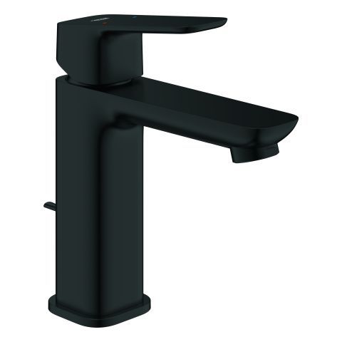 Grohe - EH-Waschtischbatterie CUBEO 101749 M-Size Zugstangen-Ablaufgarn. matt black