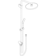 Hansgrohe - Activera S Showerpipe 240 1jet EcoSmart Reno Varia chrom