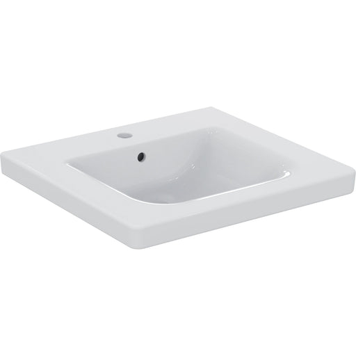 Ideal Standard - Waschtisch CONNECT FREEDOM,1Hl.,m.Ül. ,unterfahrbar, 600x555x165mm, Weiß