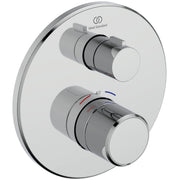 Ideal Standard - IS Einzelthermostat UP Ceratherm T25 Rosette d:163mm Chrom