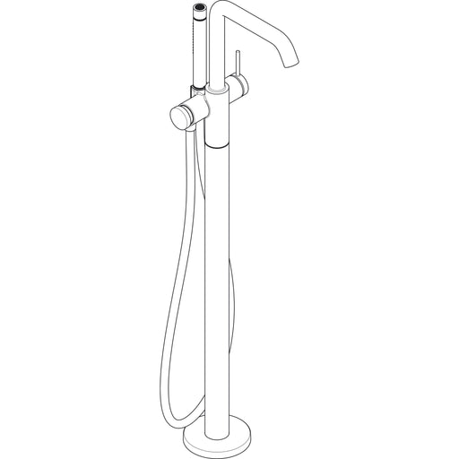 Hansgrohe - TECTURIS S Wannenmischer bodenstehend mattweiß