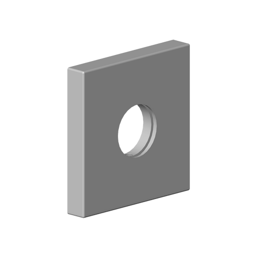 Dornbracht - Rosette Ersatzteile 092798003 60 x 60 x 9 x D. 24 mm Champag