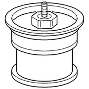 Grohe - Deckel 43122 komplett für WC-Druckspüler