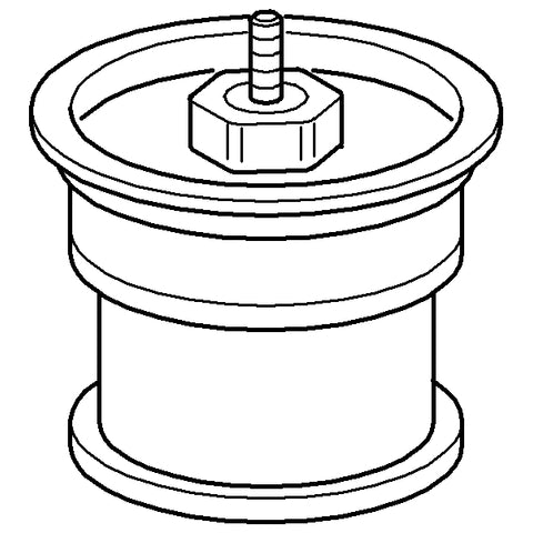 Grohe - Deckel 43122 komplett für WC-Druckspüler