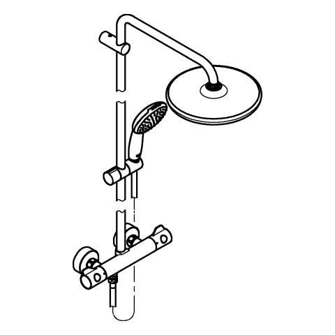 Grohe - Duschsystem Tempesta 210 26811_1 Brause-THM KB Tempesta 210 chrom