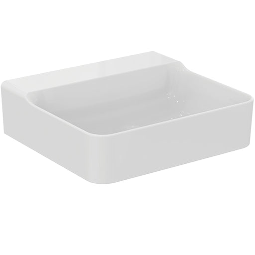 Ideal Standard - Waschtisch CONCA, o.Hl., o.Ül., 500x450x145mm, Weiß mit IdealPlus