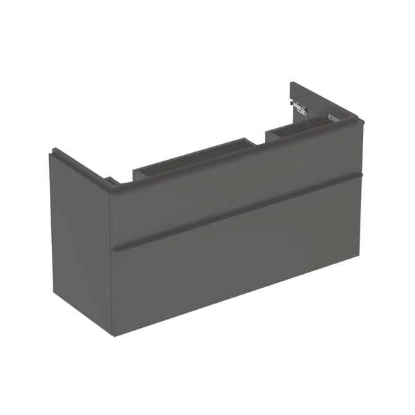 Geberit Vertriebs - Smyle Square Unterschrank für DWT m. 2 Schubladen, 118,4x61,7x47cm, lava