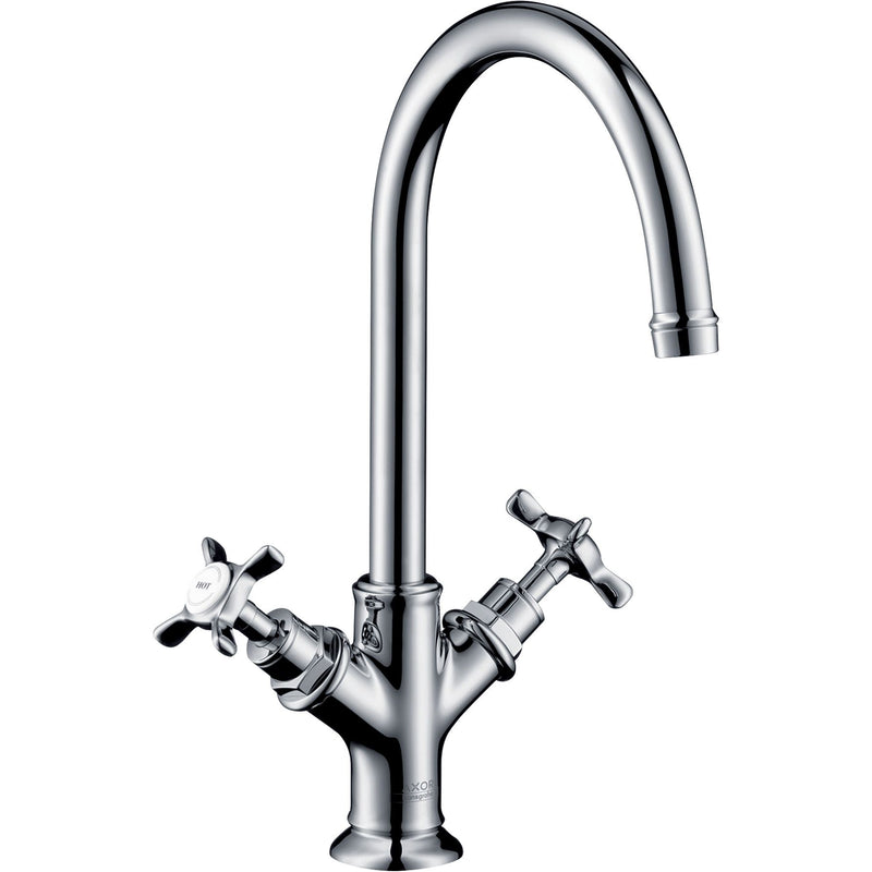 Hansgrohe - 2-Griff WT-Armatur AXOR MONTREUX 16502000 chrom m.Ablaufgarnitur