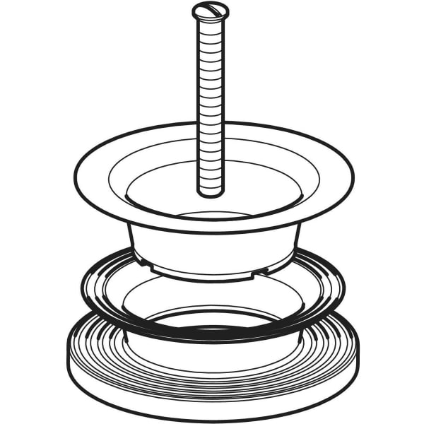 Geberit Vertriebs - Ablaufventil mit Dichtungsring d70/di7