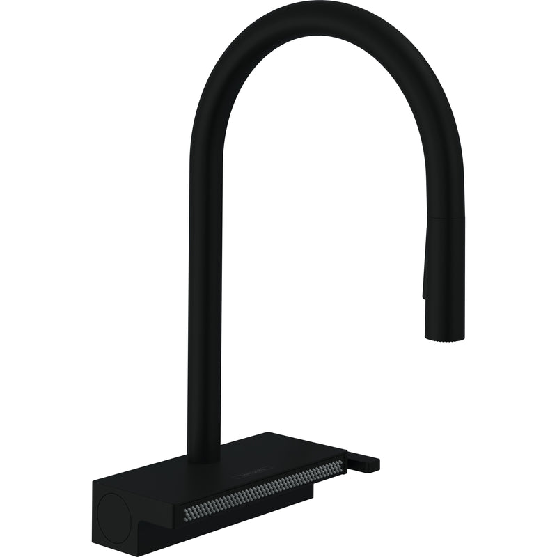 Hansgrohe - Spültischmischer 170 Aquno Select M81 Ausziehbrause 3jet mattschwarz