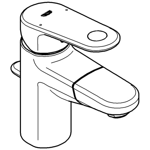 Grohe - Waschtisch EHM EUROPLUS 33155 mit herausziehbarem Auslauf chrom