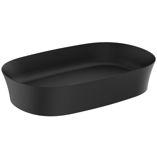 Ideal Standard - Schale IPALYSS, o.Hl., o.Ül., 600x380x120mm, Schwarz Matt