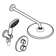 Grohe - UP-Duschsystem Grohtherm 34872 mit FMS rund/SmartBox/Kopfb./Brauseset chrom