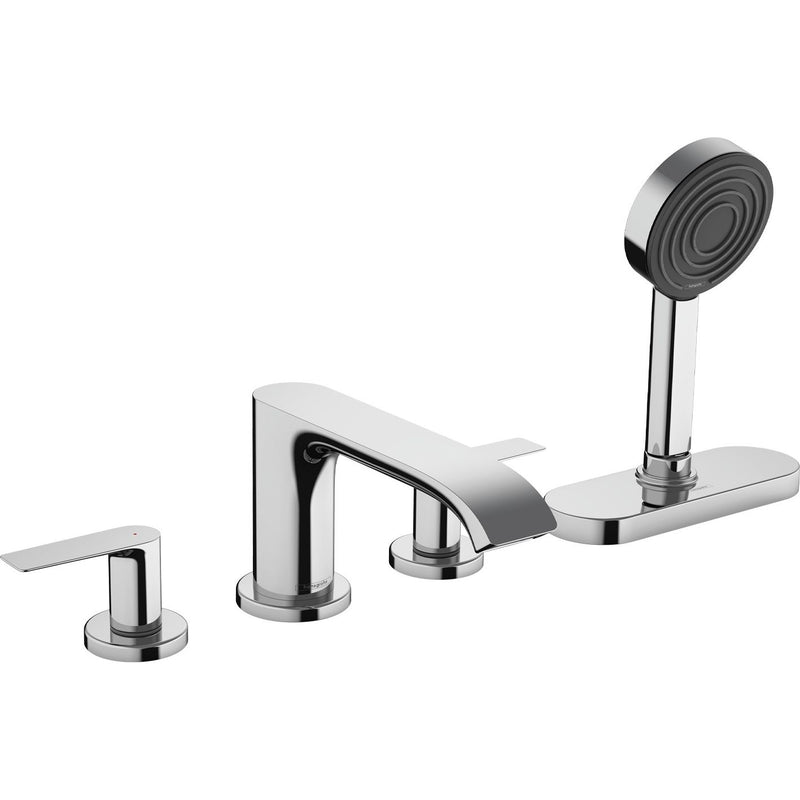 Hansgrohe - 4-Loch Wannenarmatur VIVENIS F-Set Wannenrandmontage mit sBox chrom