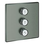 Grohe - 3-fach UP-Ventil GROTHERM Smart Control 29127 eck FMS hard graphite geb