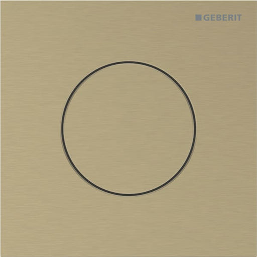 Geberit Vertriebs - Typ 40 UR-Strg. mit pneum. Sp-Ausl. Round, messingfarben gebü./Etc