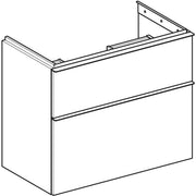 Geberit Vertriebs - iCon Unterschrank f. WT, verk. Ausld. 74x61,5x41,6cm, 2 Schubl., weiß matt