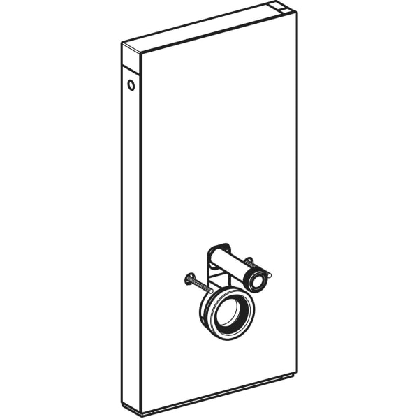 Geberit Vertriebs - Monolith Sanitärmodul für Wand-WC 101cm,Steinzeug Betonoptik, Aluminium