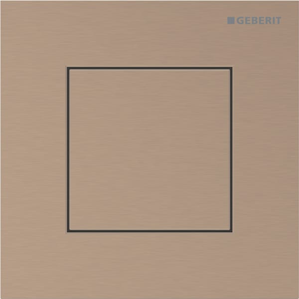 Geberit Vertriebs - Typ 40 UR-Strg. mit pneum. Sp-Ausl. Square, rotgold gebü./Etc