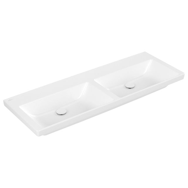 VILLEROY & BOCH - SchrankDWT Subway 3.0 1300x470mm re-eckig o. ÜL. Weiß Alpin cplus