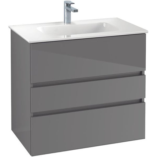 VILLEROY & BOCH - Möbelset 05 A18 Waschtisch 800mm WT-Unterschrank 3 Auszüge RR Macchiato