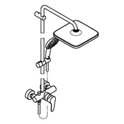 Grohe - Duschsystem Tempesta 250 Cube 26692_1 Brause-EHM KB T. 250 Cube chrom
