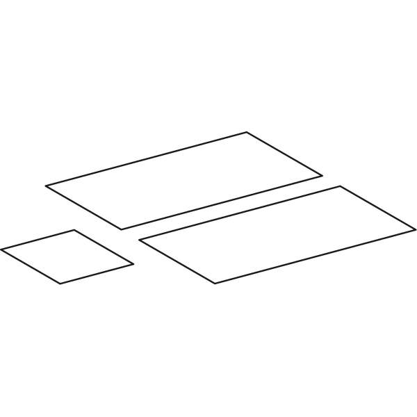 Geberit Vertriebs - Auszug Einlegmatten Set, MYDAY WT-US, Modell Y824065-Y824068