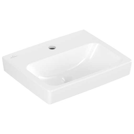 VILLEROY & BOCH - Handwaschbecken Architectura 450x365 mm Rechteck 1HL. o. Überlauf Weiß Alpin