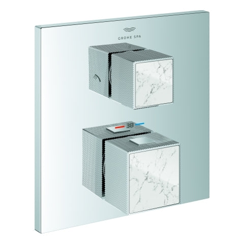 Grohe - THM-Brausebat. All. Bril. PC 24429 FMS Griff WA-Caesarstone chrom