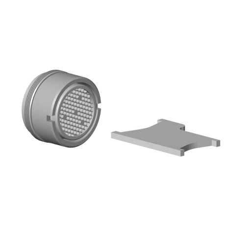 Dornbracht - Luftsprudler Ersatzteile 90230102603 M24x1 platin gebürstet