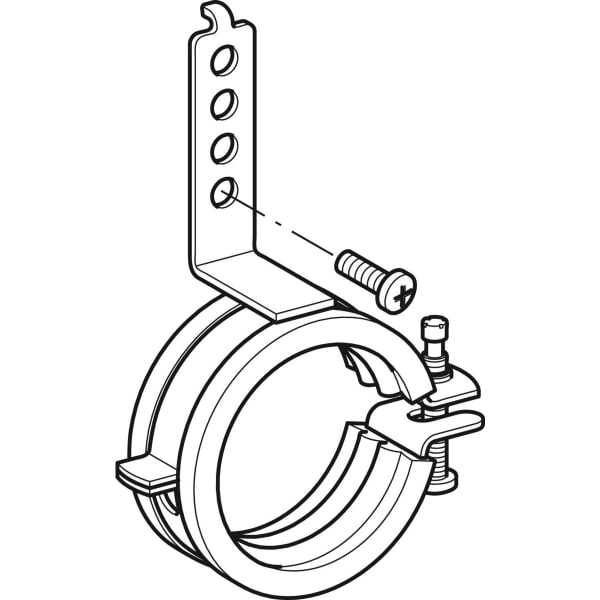 Geberit Vertriebs - Ablaufrohrschelle, zu Geberit Montageplatte d 50-56