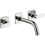 Hansgrohe - 3-Loch WT-Armatur AXOR CITTERIO M 34313 chrom Fertigset kurzer Auslauf