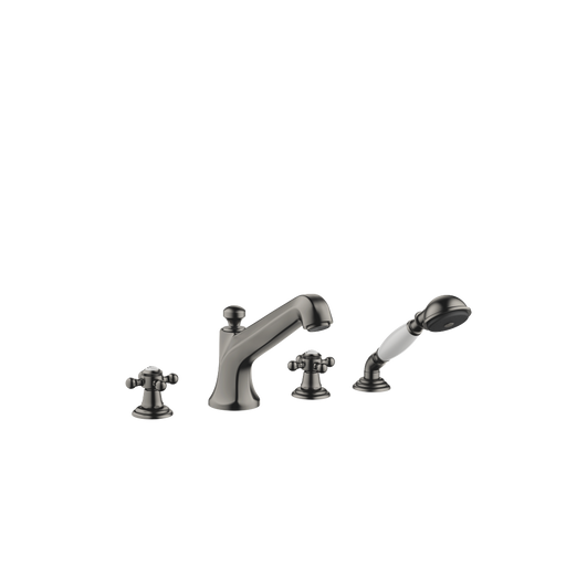 Dornbracht - Wannen-Vierlochbatt. MADISON 27502360 Dark Platinum gebürstet