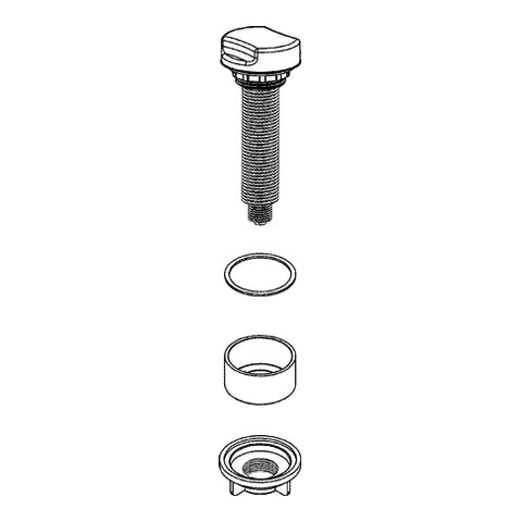 Grohe - Drehgriff 42575 für Küchenspüle edelstahl