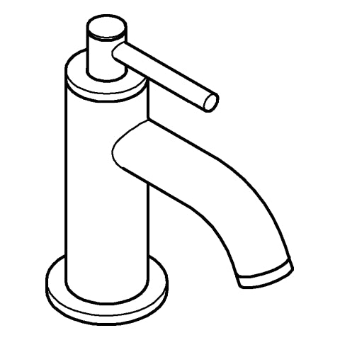 Grohe - Standventil Atrio 20658 XS-Size Hebelgriff hard graphite gebürstet