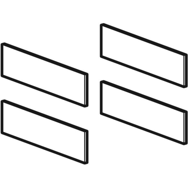 Geberit Vertriebs - Set Deckkappen für Scharniere für ONE Spiegelschrank