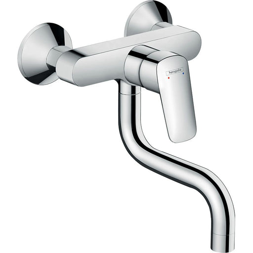 Hansgrohe - Spültischmischer LOGIS Schwenkauslauf chrom Wandmodell