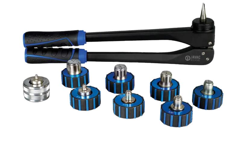 JAVAC / Aspen - JAVAC EDGE EXPANDER-SET JAV-1187 METRISCH - Expanderset mit 8 Aufweitköpfen für 6 bis 22 mm Kupferrohre