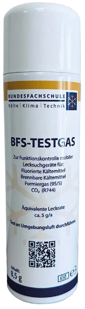 BFS - BFS TESTGAS, UNIVERSELL FÜR LECKSUCHGERÄTE - Prüfgas zur Funktionskontrolle elektronischer Lecksuchgeräte