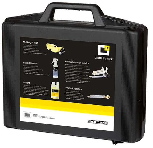 Errecom - ERRECOM BRILLIANT LEAK FINDER SET - Komplettset zur UV-Lecksuche in Kälte-, Klima- und Fahrzeugklimaanlagen