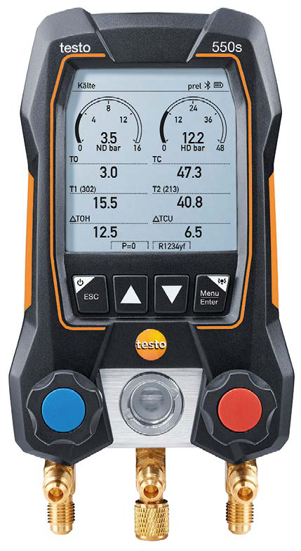 Testo - TESTO 550S - Digitale 2-Wege-Monteurhilfe mit Bluetooth und kabellosen Temperaturfühlern