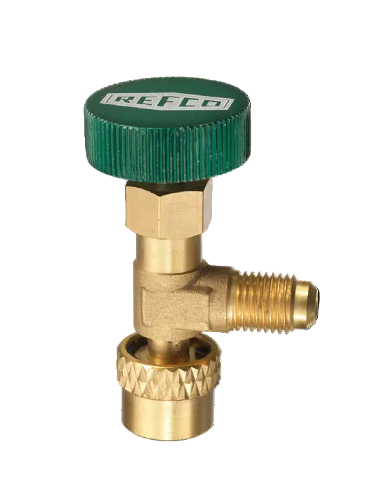 Refco - Refco Schraderventil-Durchgangsöffner - Absperrbarer Schraderventilöffner für verlustfreie Servicearbeiten