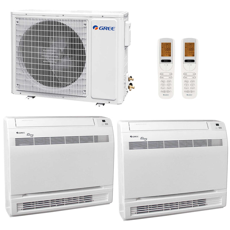 Gree - Truhengerät Multisplit Klimaanlage (2 × Truhengerät + Außeneinheit)