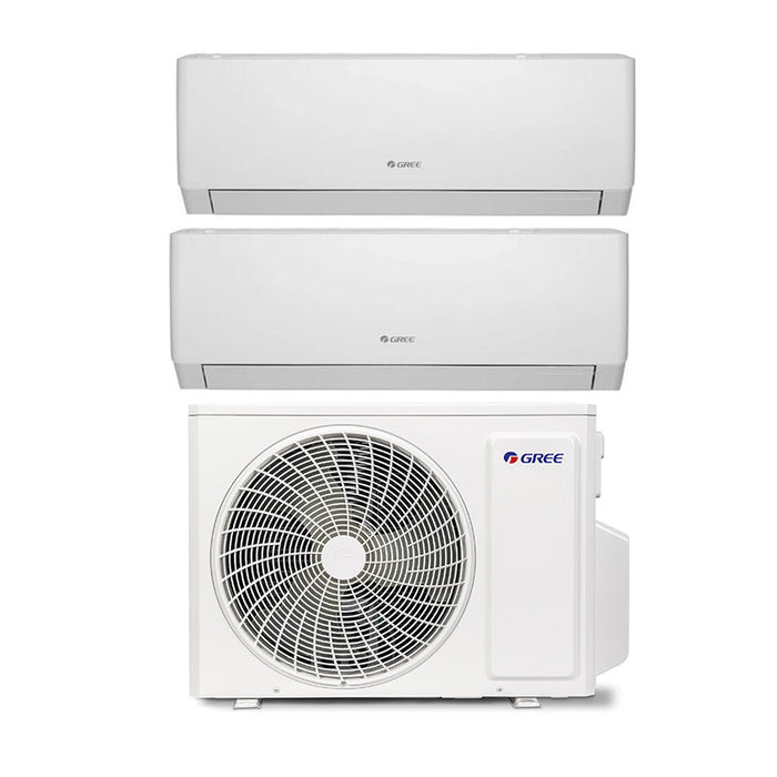 Gree Pular Multi-Split Klimaanlage – 2 x Wandgerät + 1 Außengerät – inkl. WiFi
